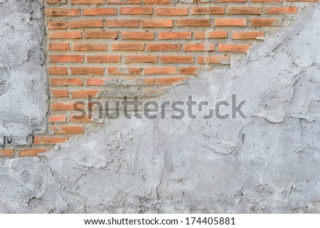 Block concrete wall