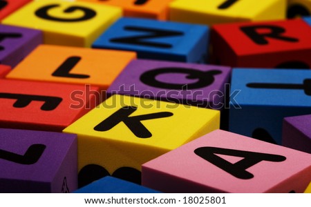 letter blocks. alphabet letter blocks on