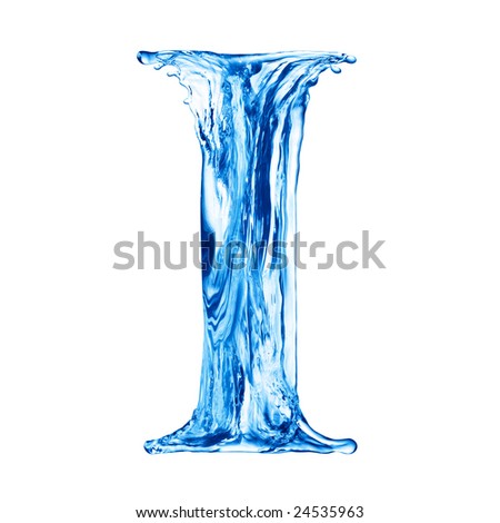 stock-photo-one-letter-of-water-alphabet