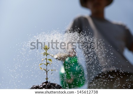 watering