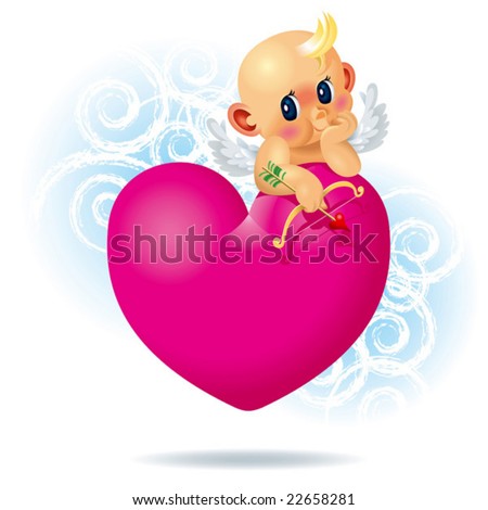 cute emo love heart. logo. cute emo love heart.