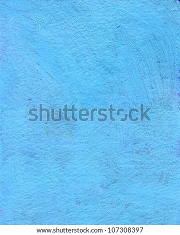 Bright blue painted surface suitable for use as a texture or background