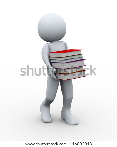 Person Carrying Books