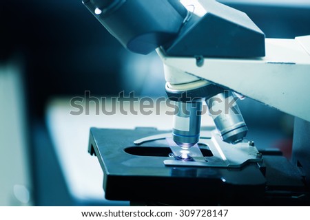 eye microscope for diagnostic disease in hospital laboratory