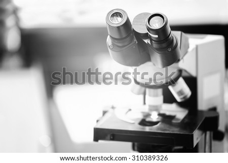 eye microscope for diagnostic disease in hospital laboratory