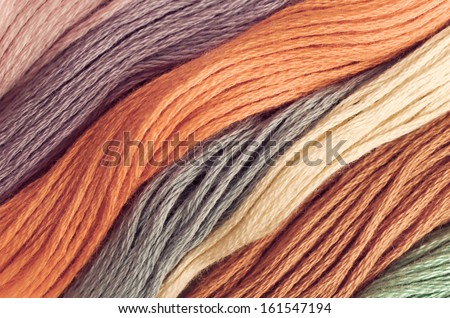Detail of beautiful colored wools ,can be used for background
