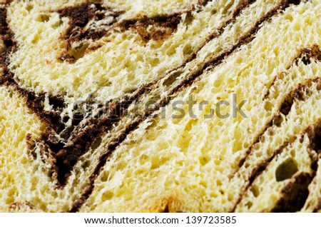 Sponge cake texture image