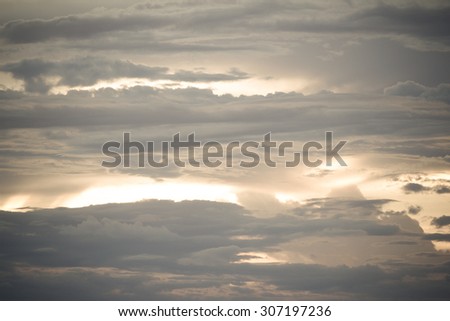Dramatic sky cloud texture background