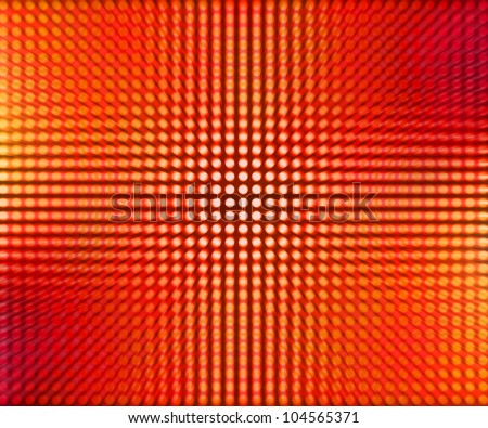 Red LED Dots Abstract Background