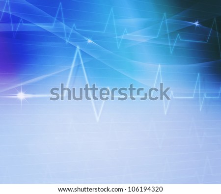 Blue Abstract Medical Background