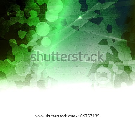 Green Biological Abstract Background