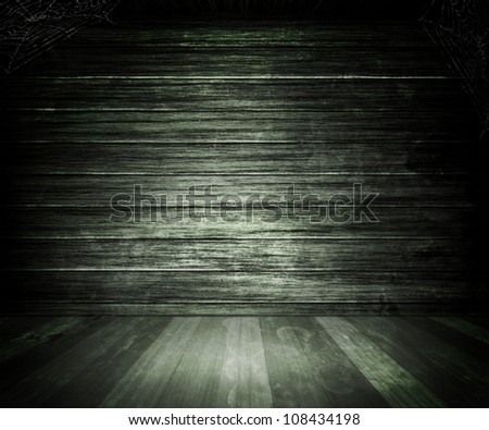 Gray Old Dark Wooden Room Background
