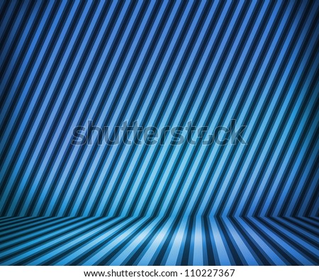 Blue Striped Background Show Room