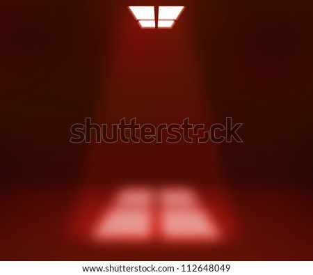 Spotlight Red Room Background