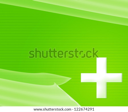 Green Simple Medical Background