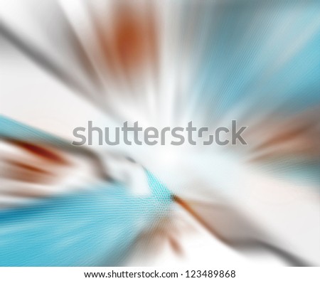 Explosion Blur White Blue Background