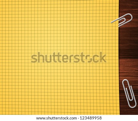 Yellow Office Paper Background