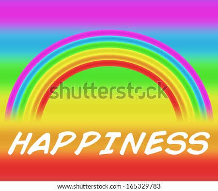Happiness Rainbow Background