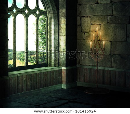 Medieval Room Background