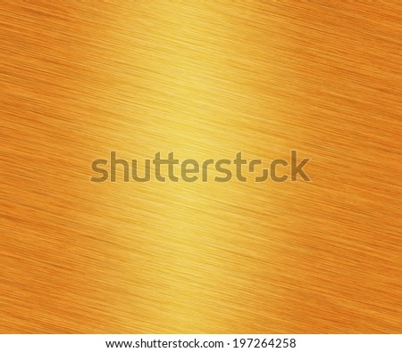 Golden Brushed Metal Background Texture