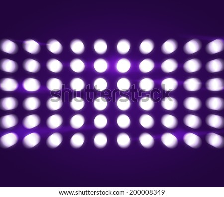 Party Lights Violet Background