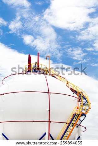 Gas Propane-butane, Storage Tank