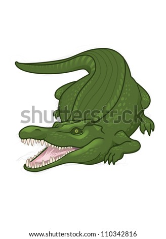 animated alligator