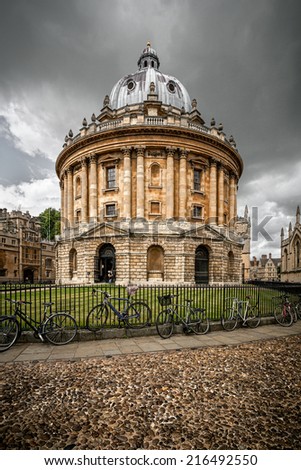 The Bodleian Library, the main research library of the University of Oxford, is one of the oldest libraries in Europe and England.