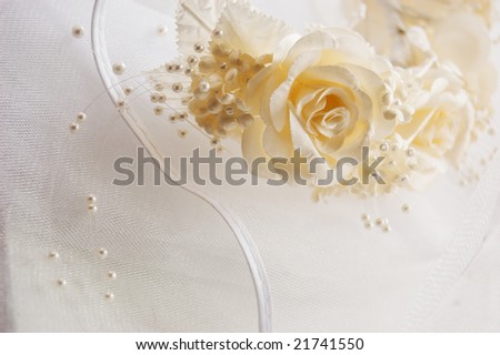 wedding background from laces and roses