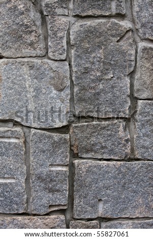 decorative rock wall