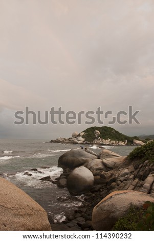 Tayrona National Natural Park. Protected area in the colombian northern Caribbean region.