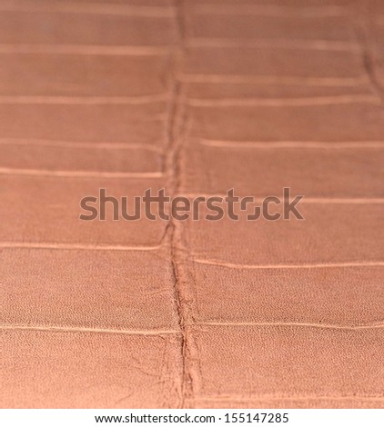 Leather finished pattern