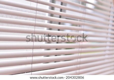 Blinds on the window