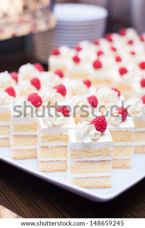 Cut Cake In The Wedding For Respectful Guests In Thai Hotel