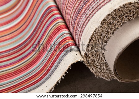 close up image of roll of silk