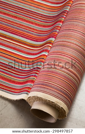 close up image of roll of silk