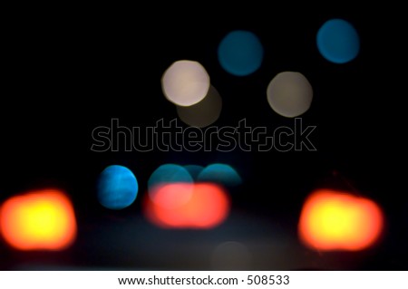 blurred vision driving at night