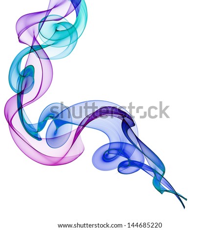 Background with Colorful Rainbow Smoke