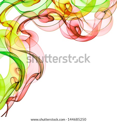 Background with Colorful Rainbow Smoke
