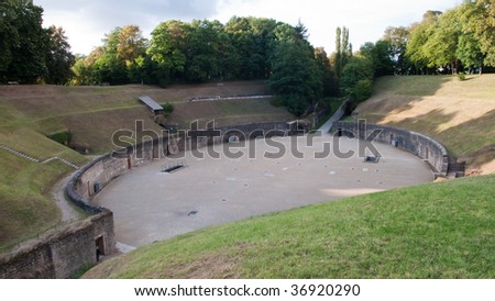 Former Gladiator arena in Trier, Germany