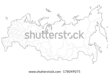 A map of Russia A map of Russia