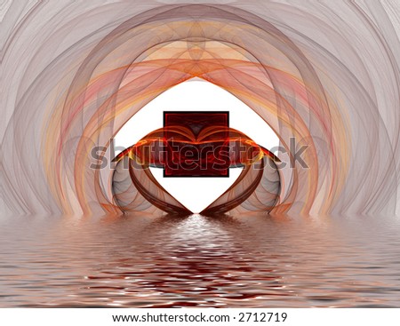 Tunnel of Love illustration of a heart or valentine