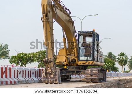 construction excavation machine