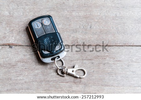 Close up  remote control car key