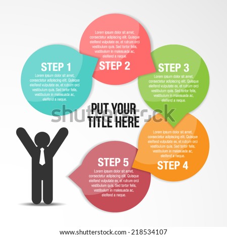 Step By Step To Success Infographic Template