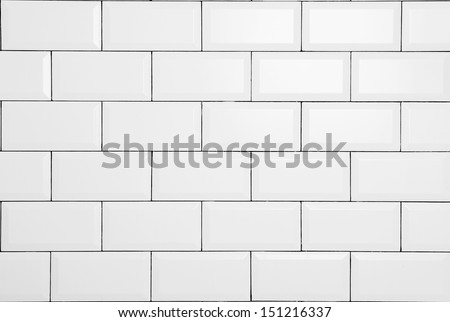 White Vintage Brick Wall
