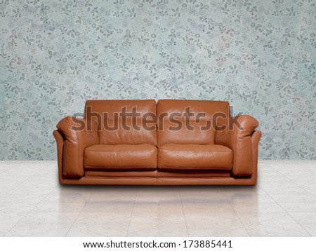 vintage room and sofa