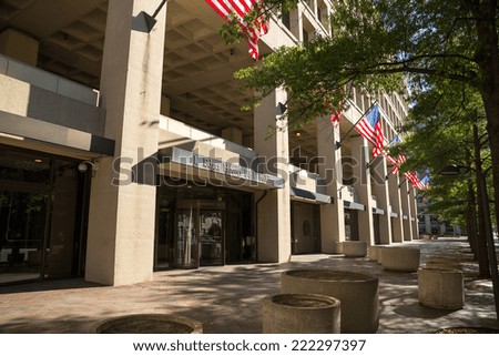 FBI Federal Bureau of Investigation headquarter building in Washington D.C.