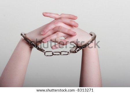 hands cuffed