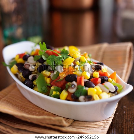 cowboy caviar with corn and black beans